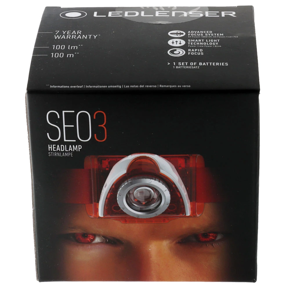 Flash Sale ???? Ledlenser SEO3 Headlamp 100lm Orange ???? 3 Flash Sale ???? Ledlenser SEO3 Headlamp 100lm Orange ????