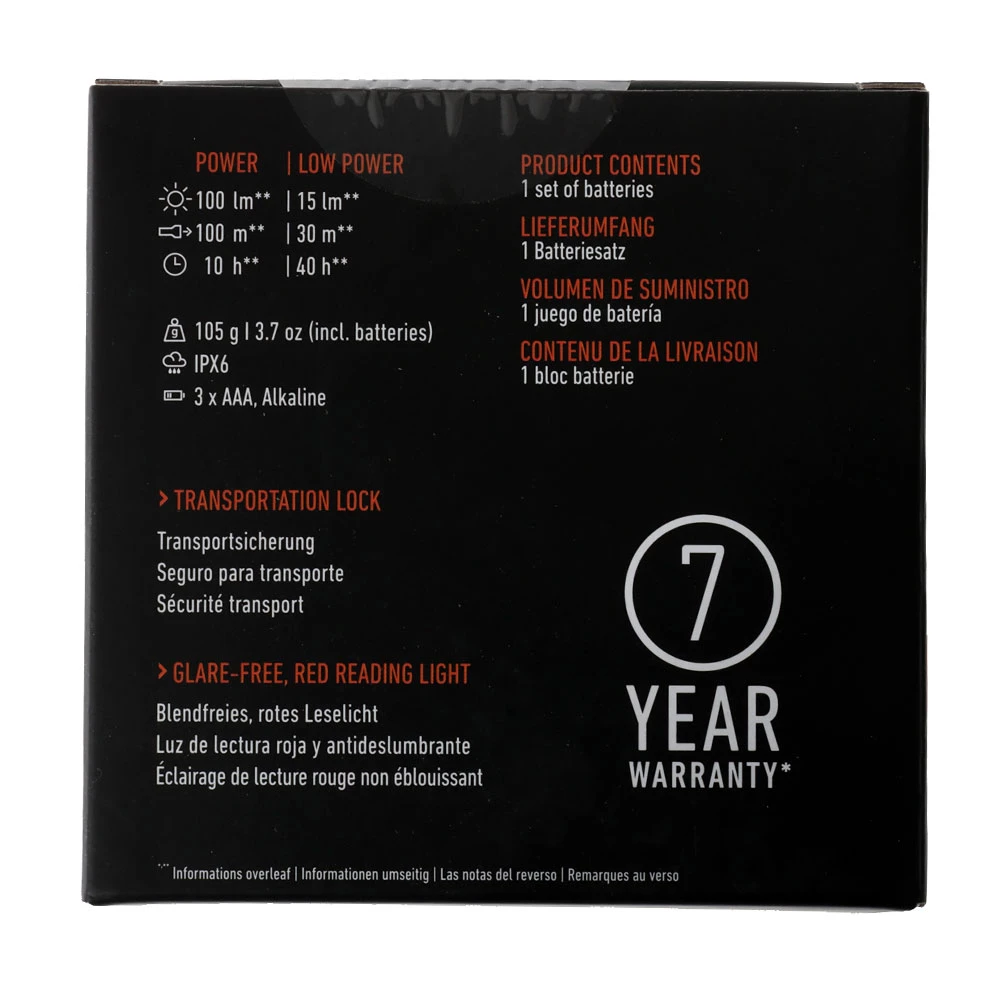 Flash Sale ???? Ledlenser SEO3 Headlamp 100lm Orange ???? 4 Flash Sale ???? Ledlenser SEO3 Headlamp 100lm Orange ???? - Image 2