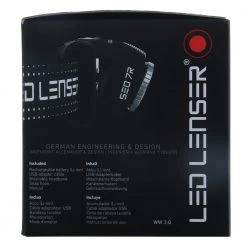 Promo ???? Ledlenser SEO7R Rechargeable Headlamp 220lm Black ???? -Outlet Lewmar Store led6107 rb 5