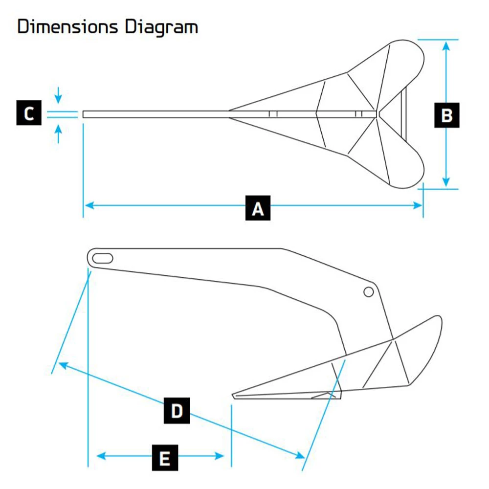 Hot Sale ⭐ Lewmar Delta Anchor - Stainless Steel ❤️ 3 Hot Sale ⭐ Lewmar Delta Anchor - Stainless Steel ❤️
